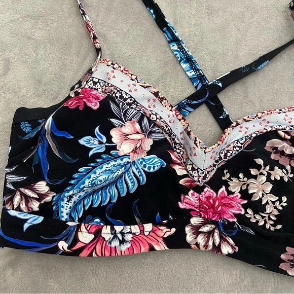 New! Seafolly water garden floral DD cup bralette bikini top 21595 - Picture 5 of 10